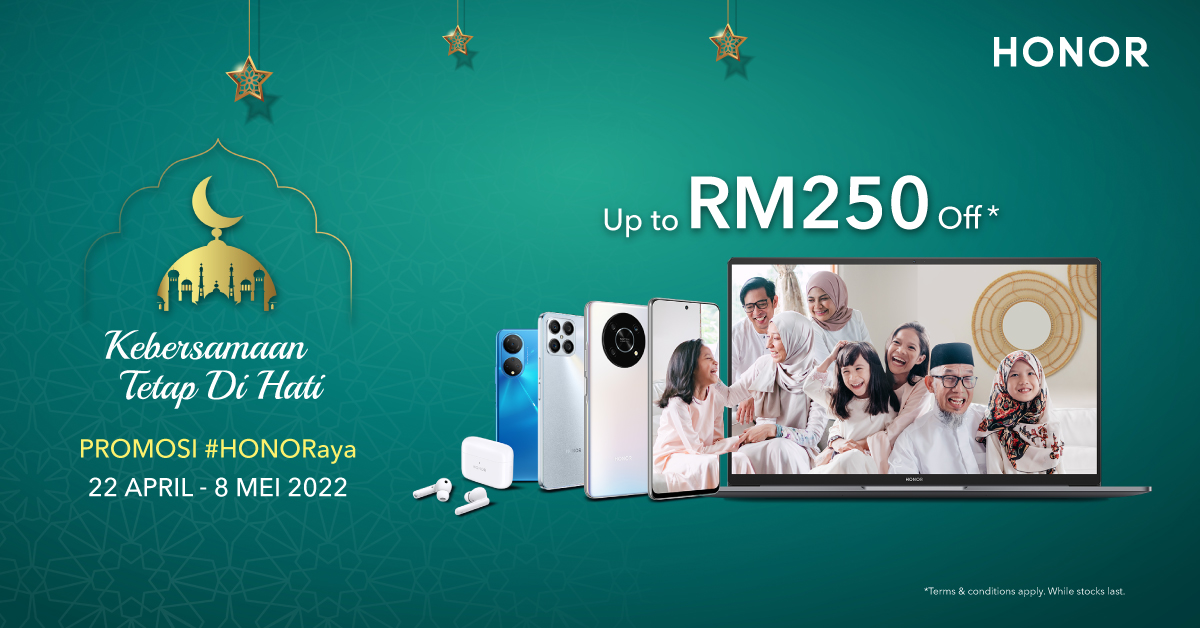 Lieve cel succes HONOR Raya 2022 promotions offer discounts and free gifts off their latest  gear | Hitech Century