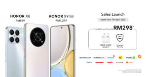 Honor X9 5G and X8 now in Malaysia from RM899 with RM298 in free gifts 10