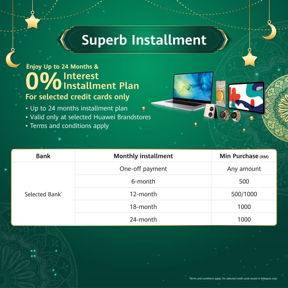 Huawei Ramadan Superb Deals instalment