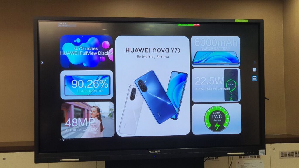  Huawei nova Y70 specs