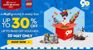 LEGO Lazmall Super Brand Day offers up to 30% off on kits for 20th May 2022 8