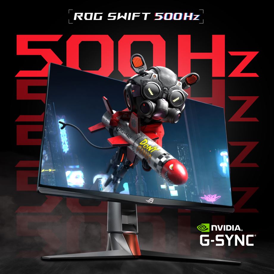 ROG swift 500hz poster