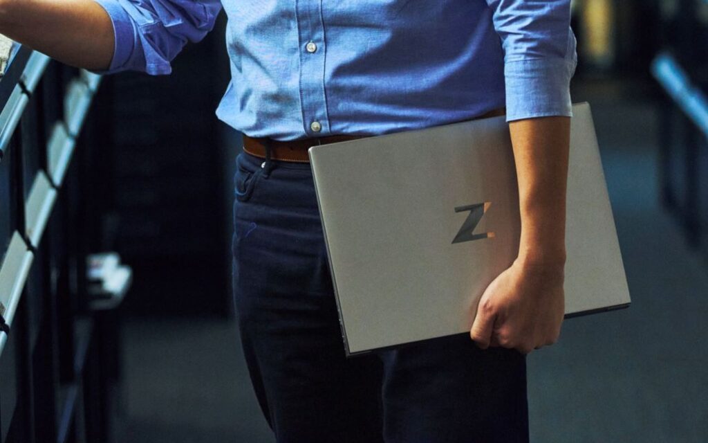 HP ZBook Studio G9 close up