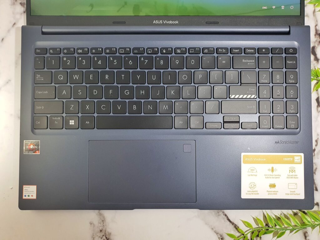 ASUS Vivobook 15X OLED review (M1503)  keyboard
