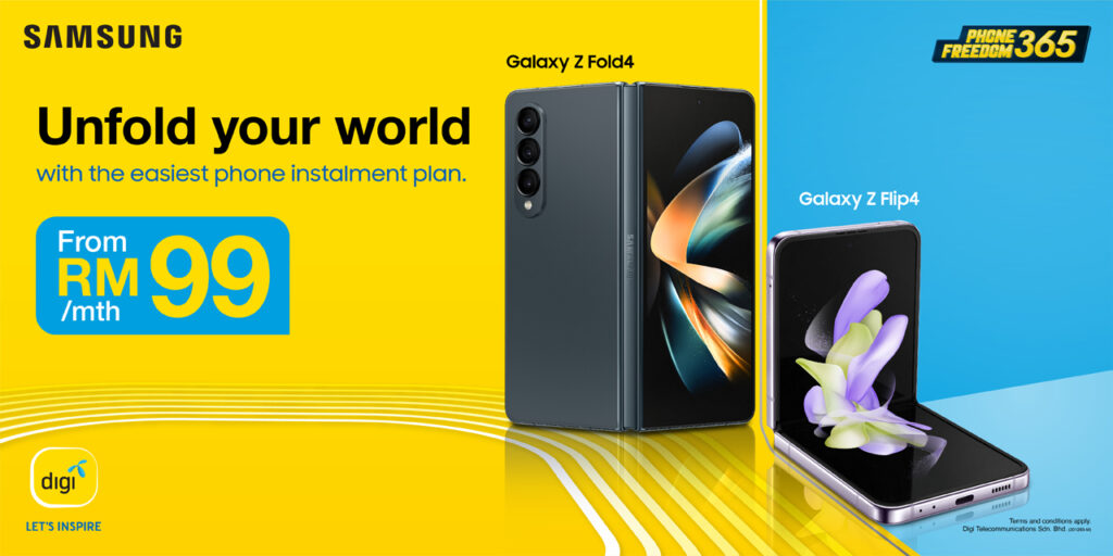 Digi Galaxy Z Fold4 and Galaxy Z Flip4 deals