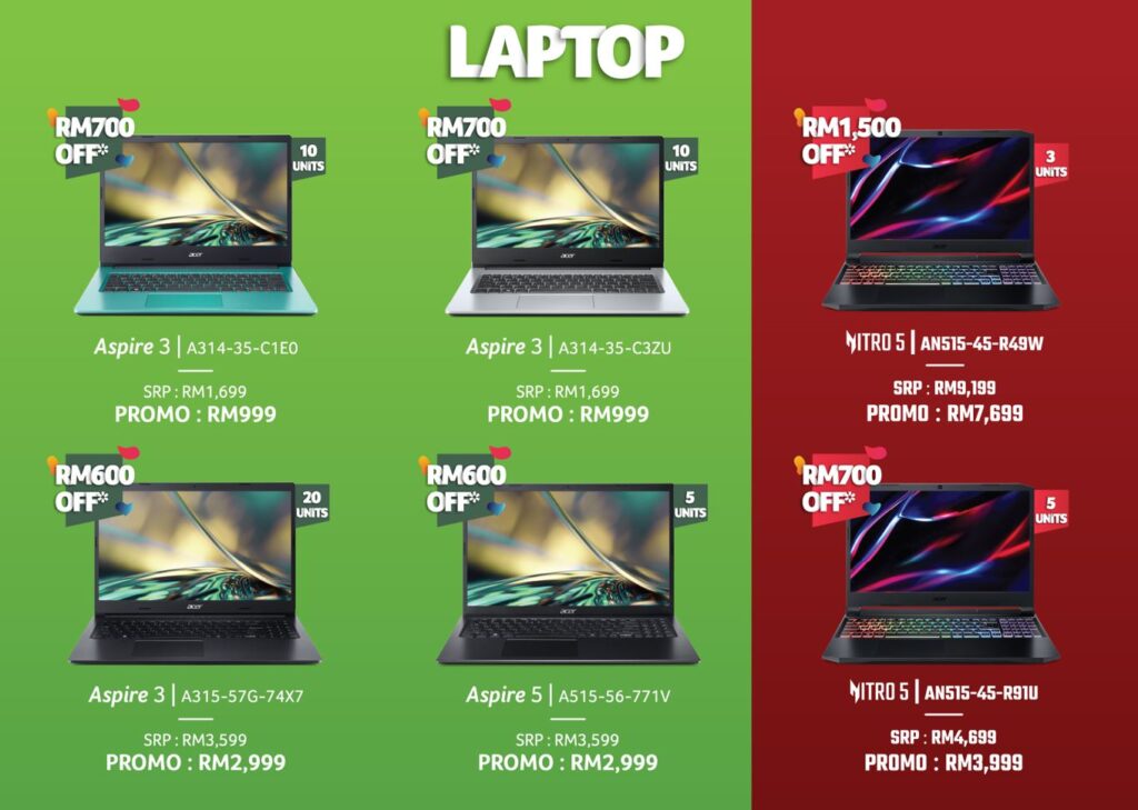 acer day 2022 flash sales laptops 2