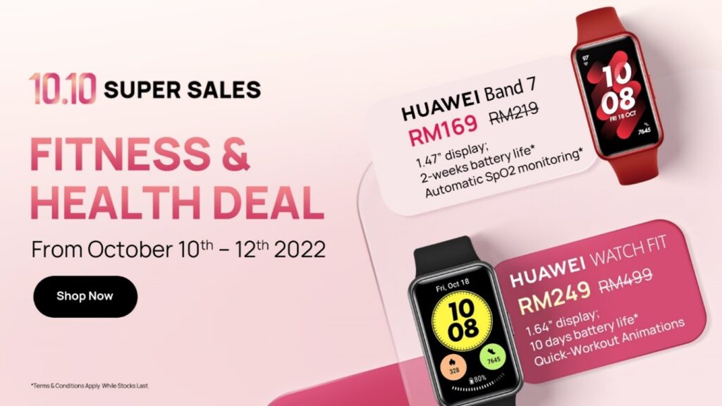 Huawei 10 10 Super Sales bands