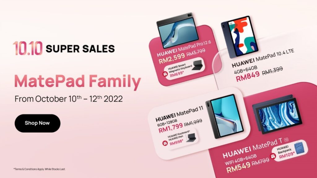 Huawei 10 10 Super Sales tablets
