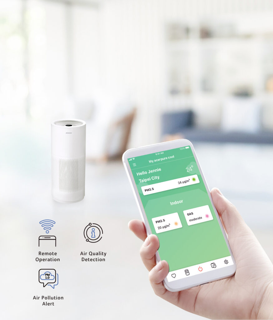 acerpure Pro P2 Air Purifier sensors smart app