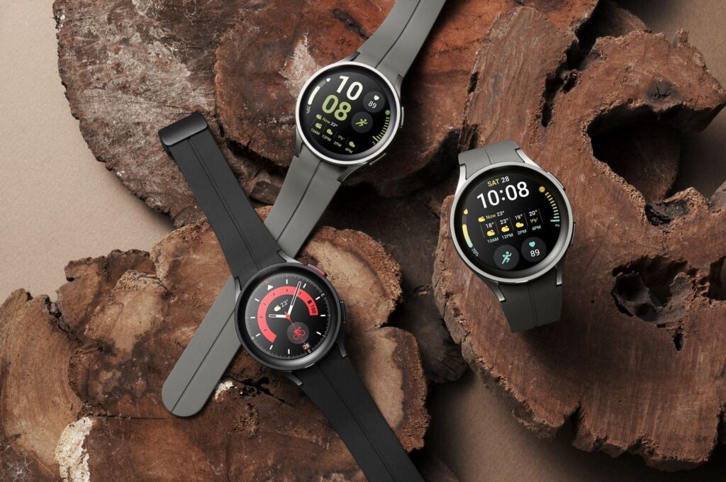 galaxy watch5 pro group healthy lifestyle