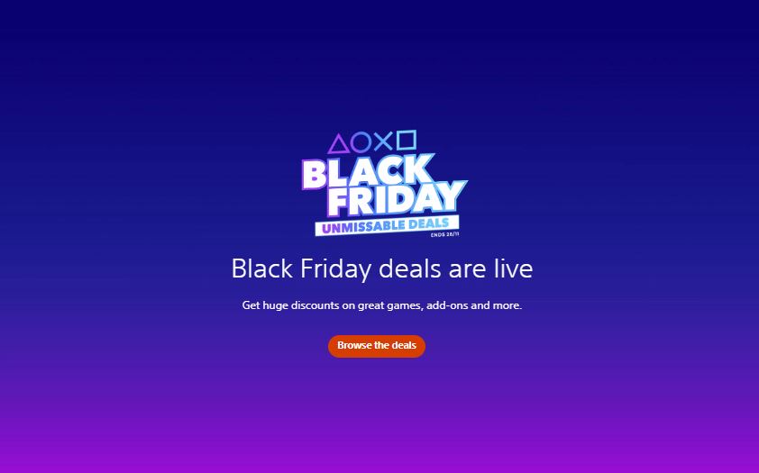 PlayStation Black Friday deals
