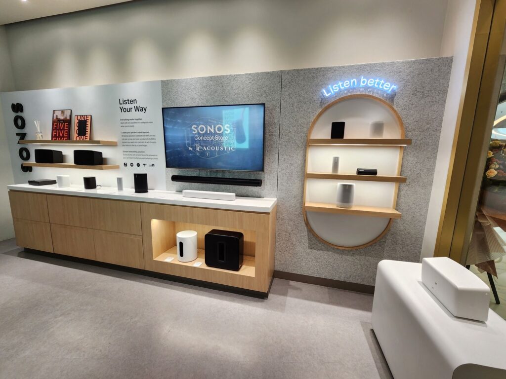 Sonos Concept Store in Malaysia selection