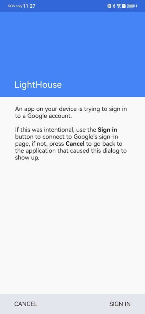 Lighthouse app update inside app update 2