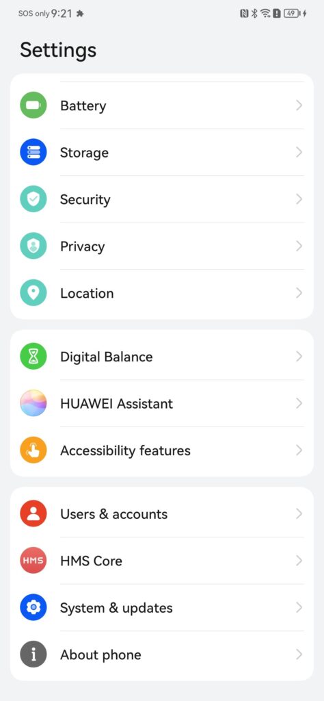Lighthouse app update user and settings