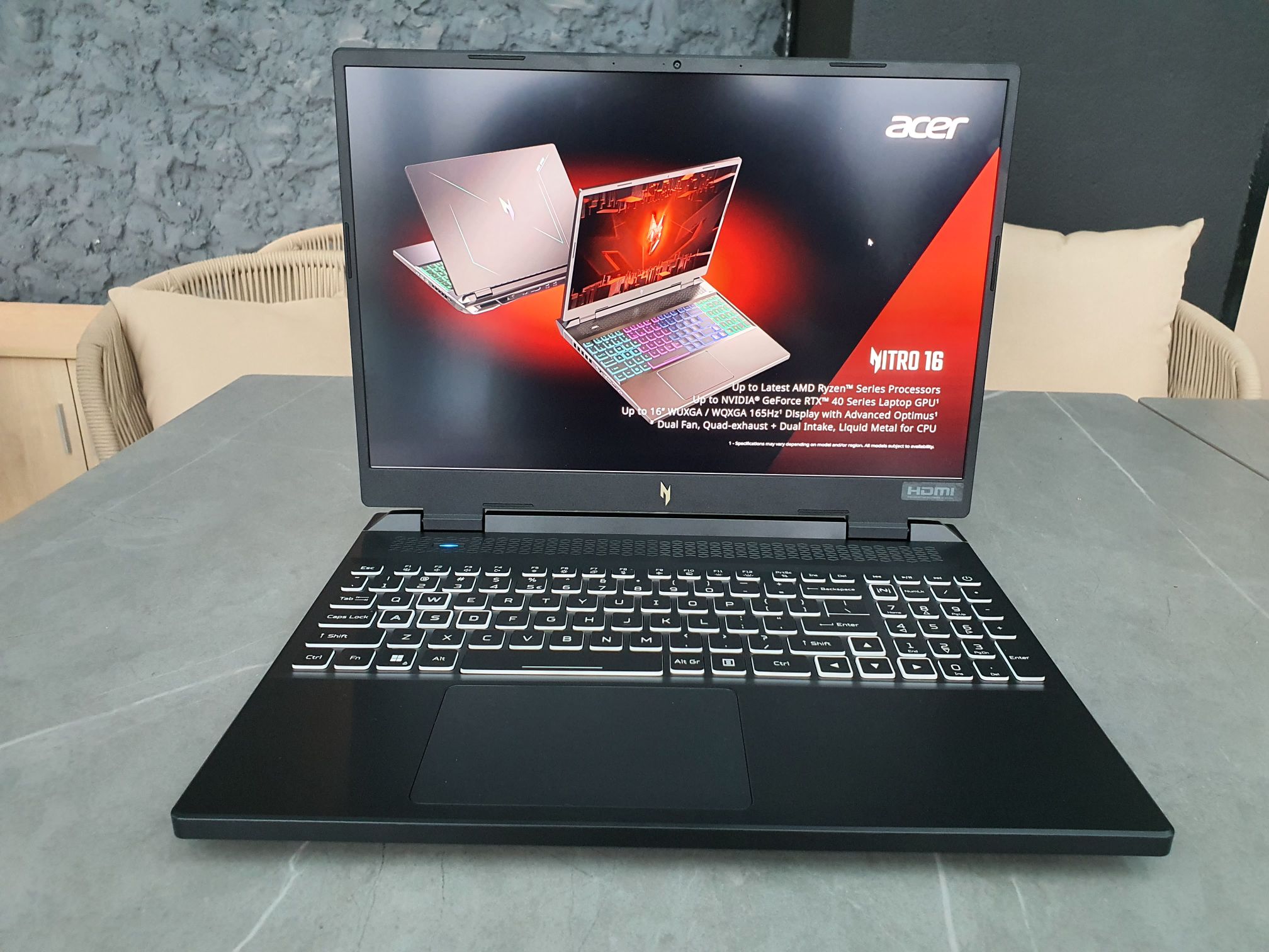 Verantwoordelijk persoon karton medeleerling New Acer Nitro 16 first look fresh from CES 2023 - powerful Nvidia RTX 40  series GPU and more | Hitech Century