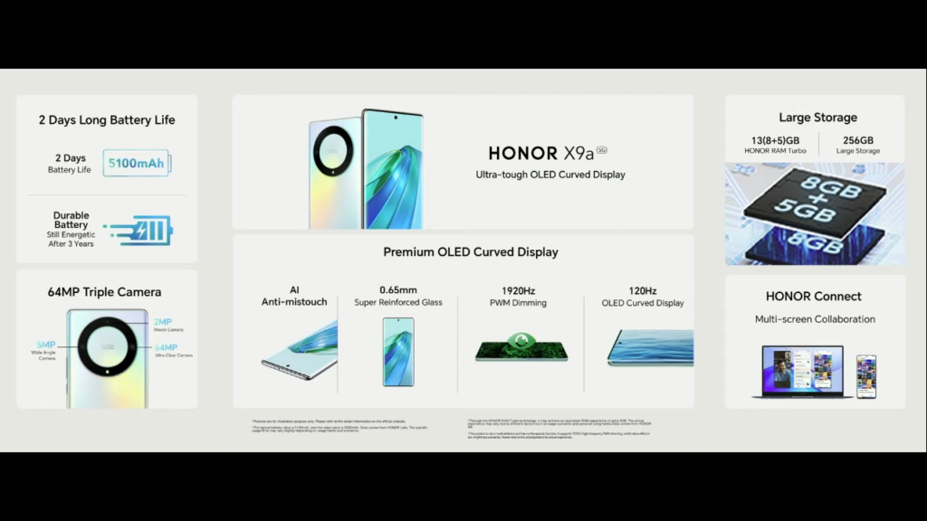 HONOR X9a 5G specs