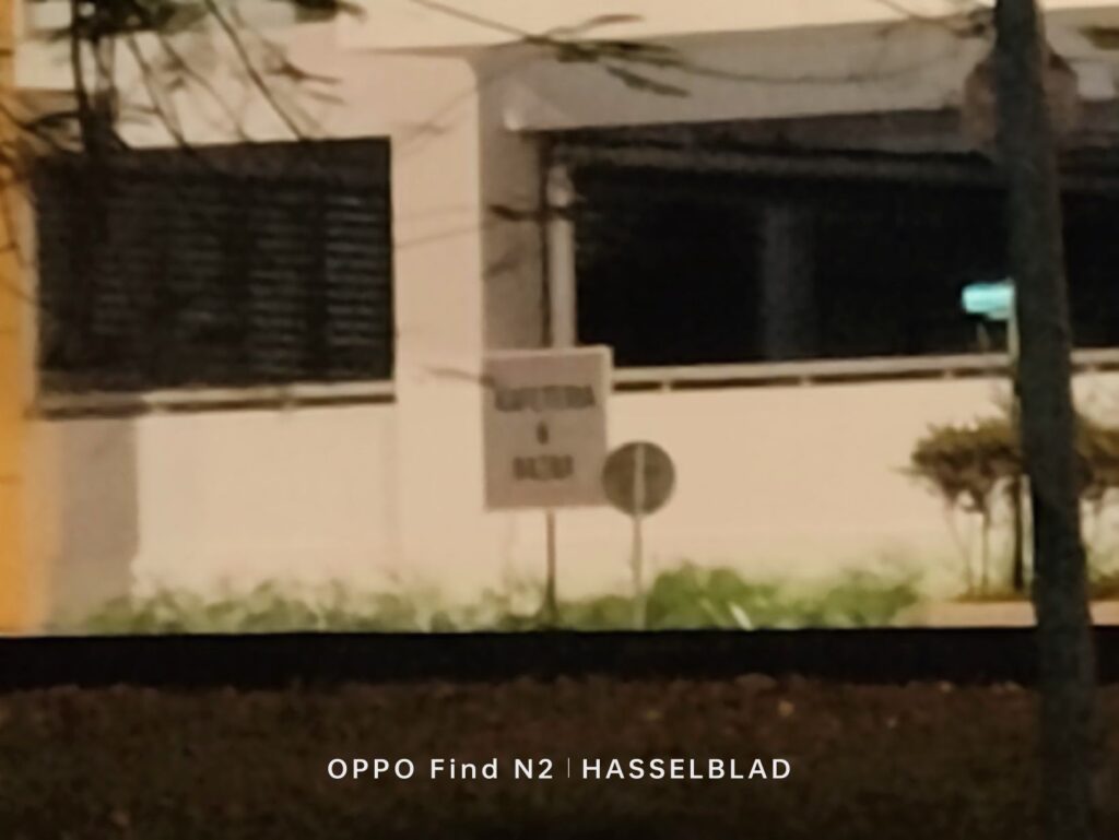 Oppo Find N2 Review low light 20x zoom