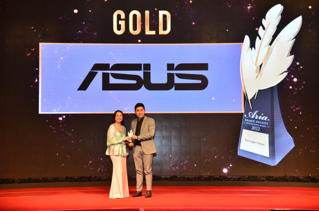 ASUS wins 2 Gold Awards at Putra Aria Brand Awards 2022 1