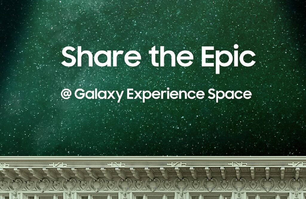 amsung Galaxy Experience Space share the epic