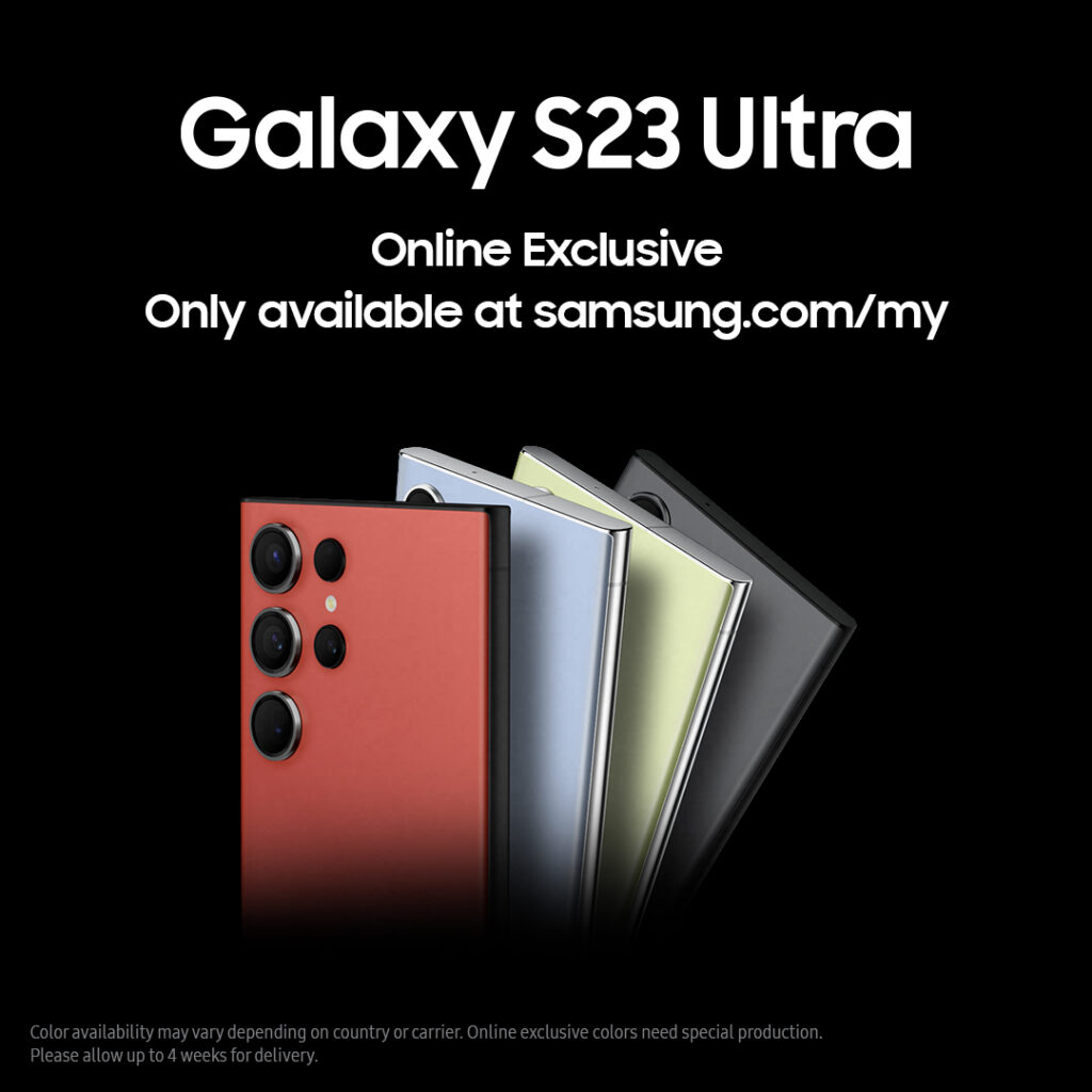 Samsung Galaxy S23 series online colourway exclusives