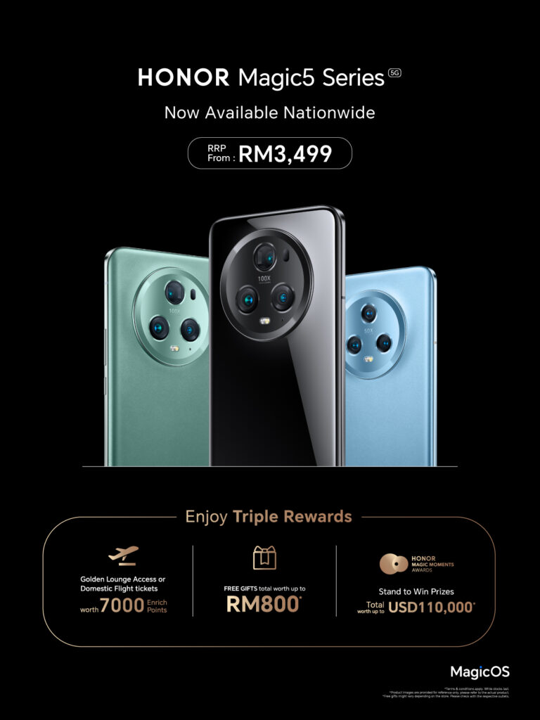 HONOR Magic5 series smartphones malaysia