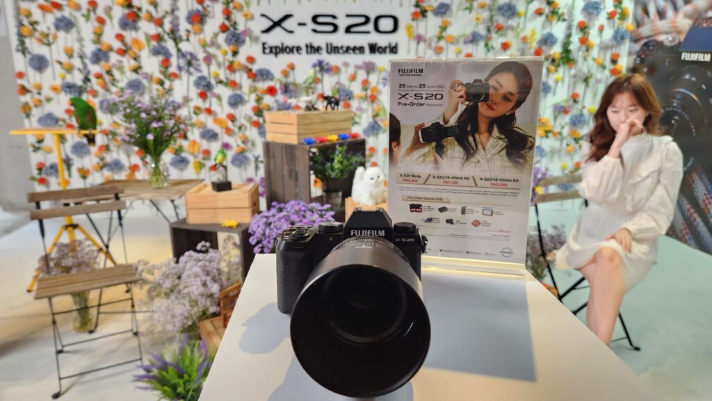 Fujifilm X-S20 mirrorless camera front