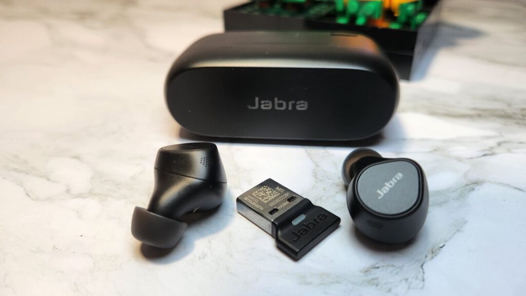 Jabra Evolve2 Buds Review dongle