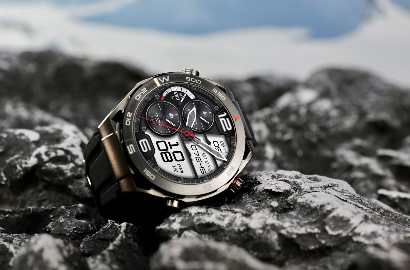 Tough Huawei Watch Ultimate Expedition Black Edition smartwatch priced ...