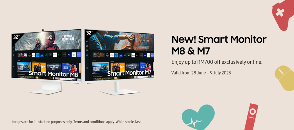 Samsung M8 and M7 promo