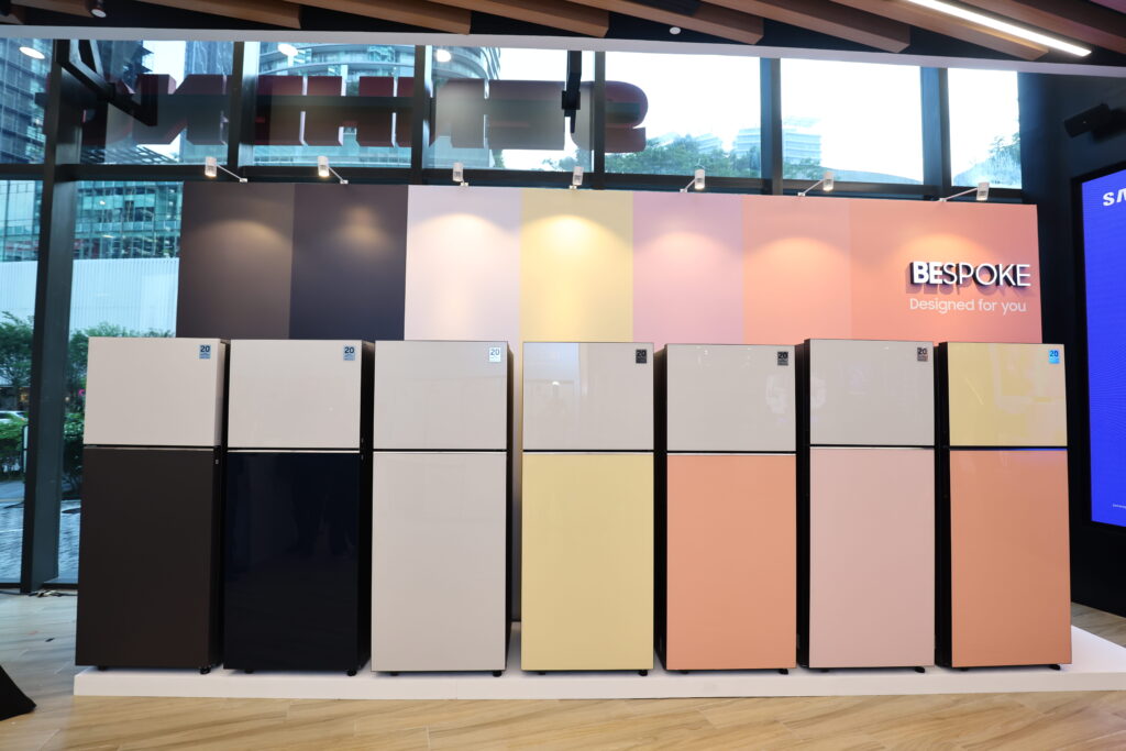 Samsung x Senheng Experience Store fridges
