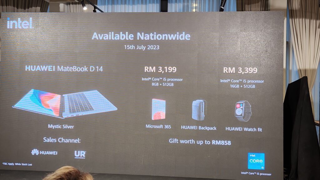 Huawei MateBook D 14 2023 prices Malaysia