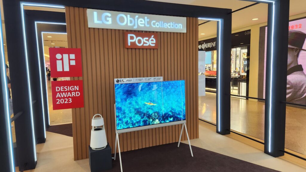 LG Pose TV Midvalley 2023 launch