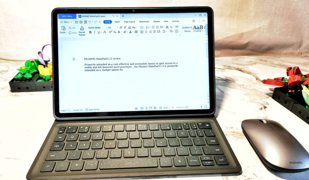 Huawei MatePad 2023 Review wps office