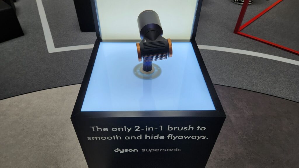 Dyson Supersonic with Flyaway at the Dyson Experiential Event