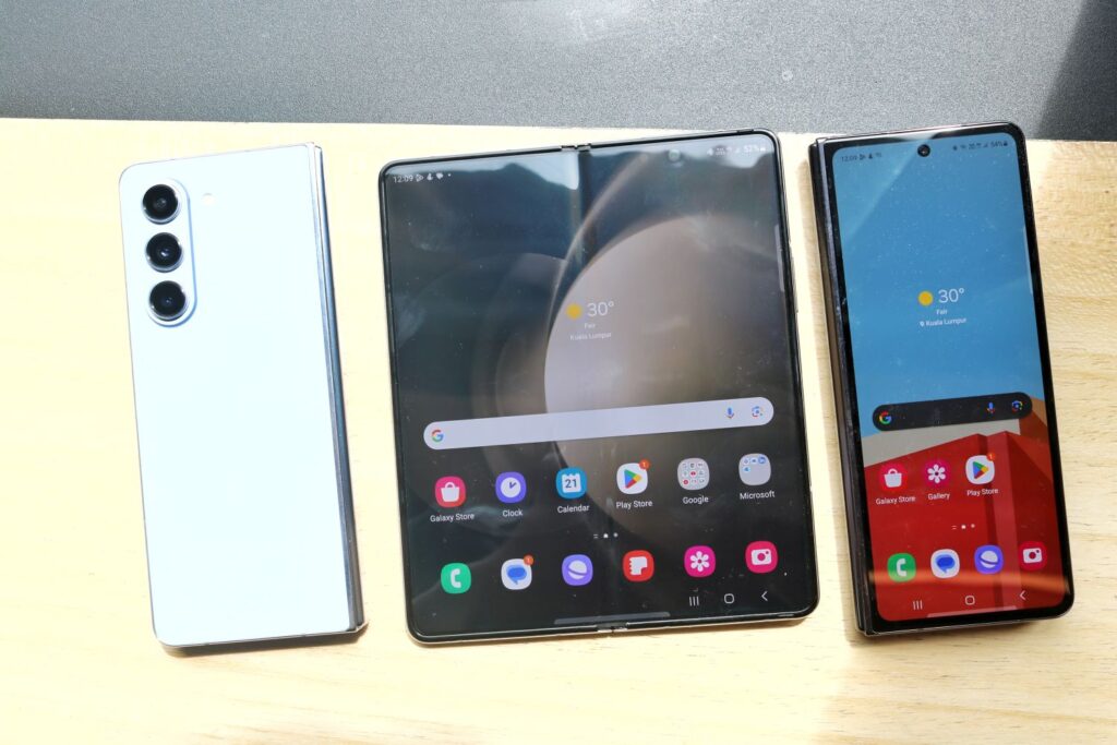 Samsung Galaxy Z Fold5 first look cover