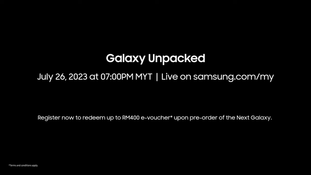 Samsung Galaxy Unpacked 2023 in Malaysia date and time