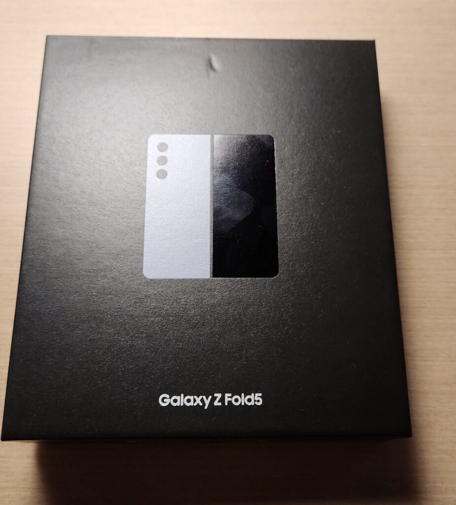 Samsung Galaxy Z Fold5 First Look box colours