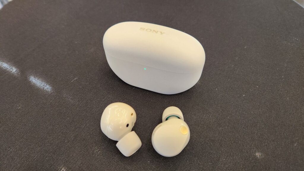 Sony WF-1000XM5 true wireless earbuds open