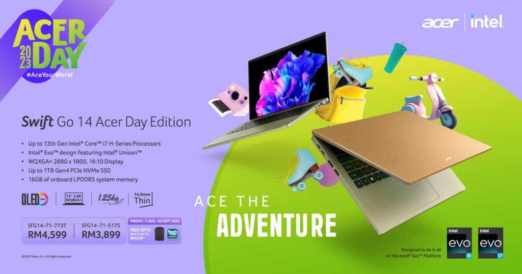 Acer Swift Go 14 Special Edition Malaysia