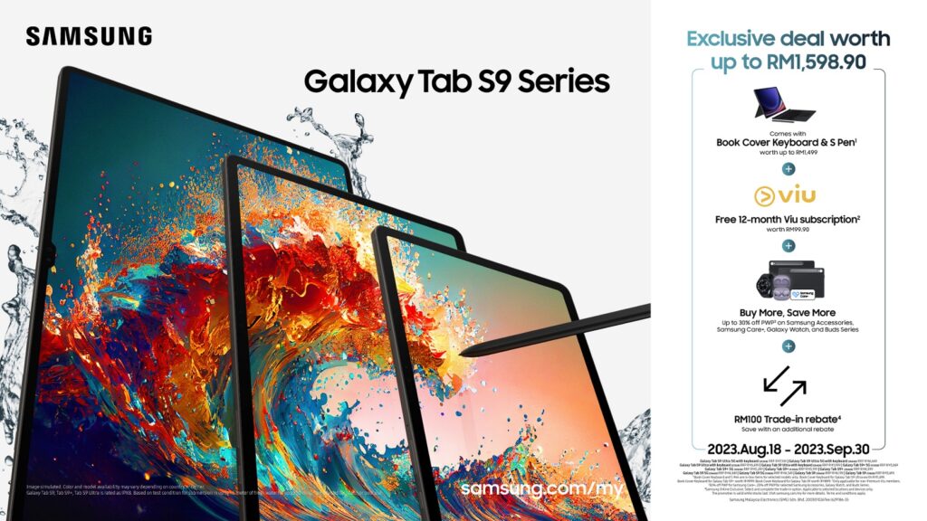 Galaxy Tab S9 Series Launch Promo
