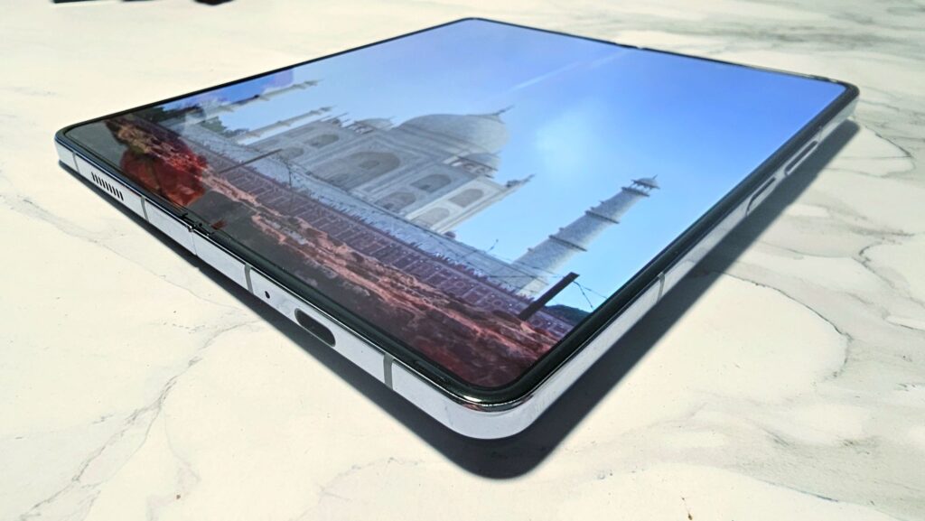 Samsung Galaxy Z Fold5 angled