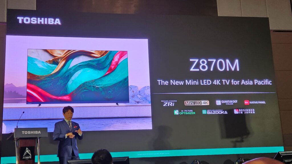 Toshiba Z870M TV specs Malaysia