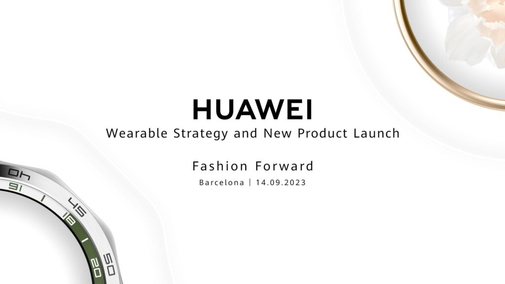Huawei smartwatch barcelona launch 2023