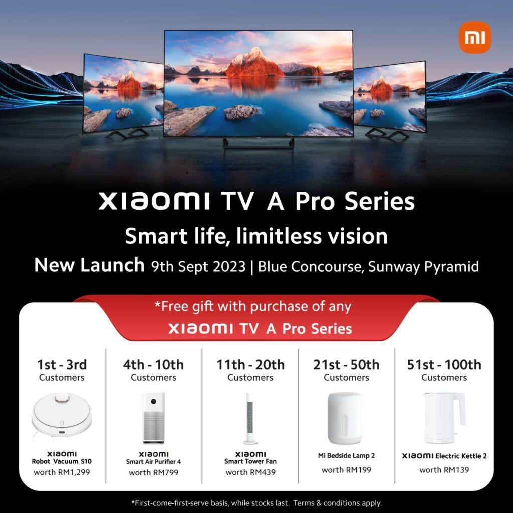 Xiaomi TV A Pro series promotions B