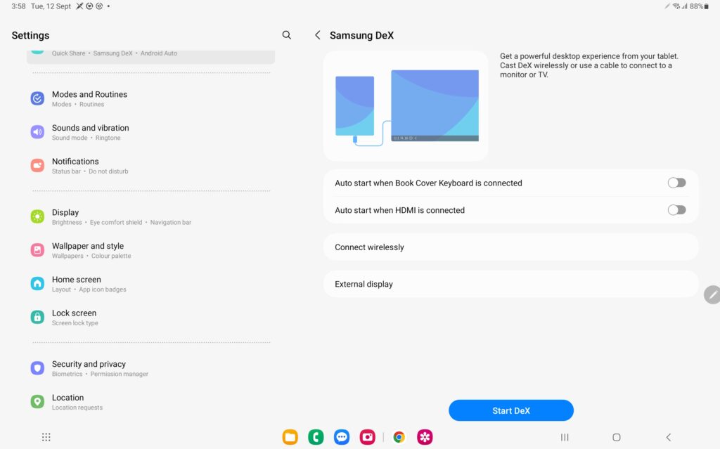 Samsung Galaxy Tab S9 Ultra Review Samsung Dex Mode