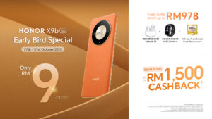 Book the upcoming Honor X9b for just RM9 and stand a chance to score a huge RM1,500 cashback 5