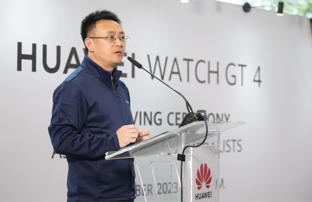 Huawei Watch GT 4 showcase Victor Xu, Country Director of Huawei Malaysia Consumer Business Group