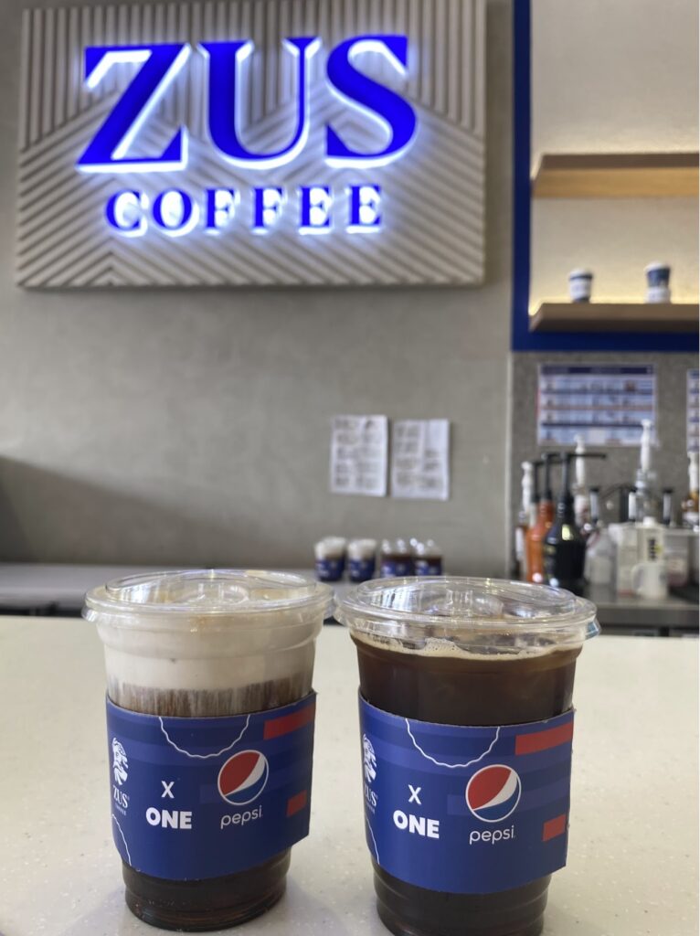 Zus Coffee and Pepsi drinks hero