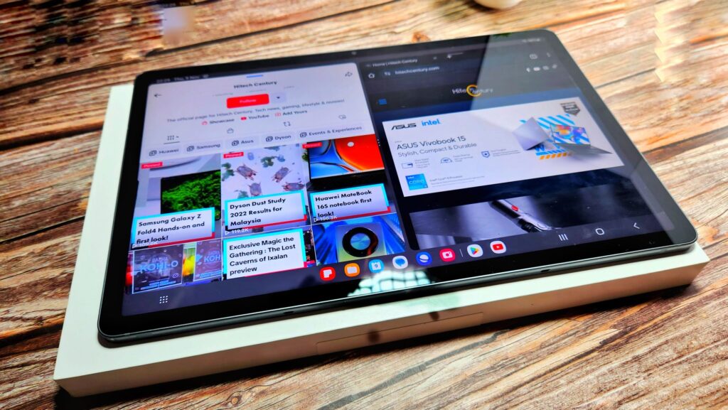 Samsung Galaxy Tab S9 FE Plus Review multitasking