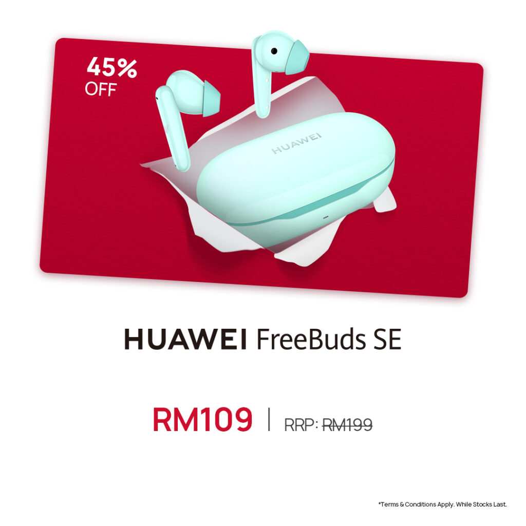 Huawei 1111 Mega Sale 2023 freebuds se v2
